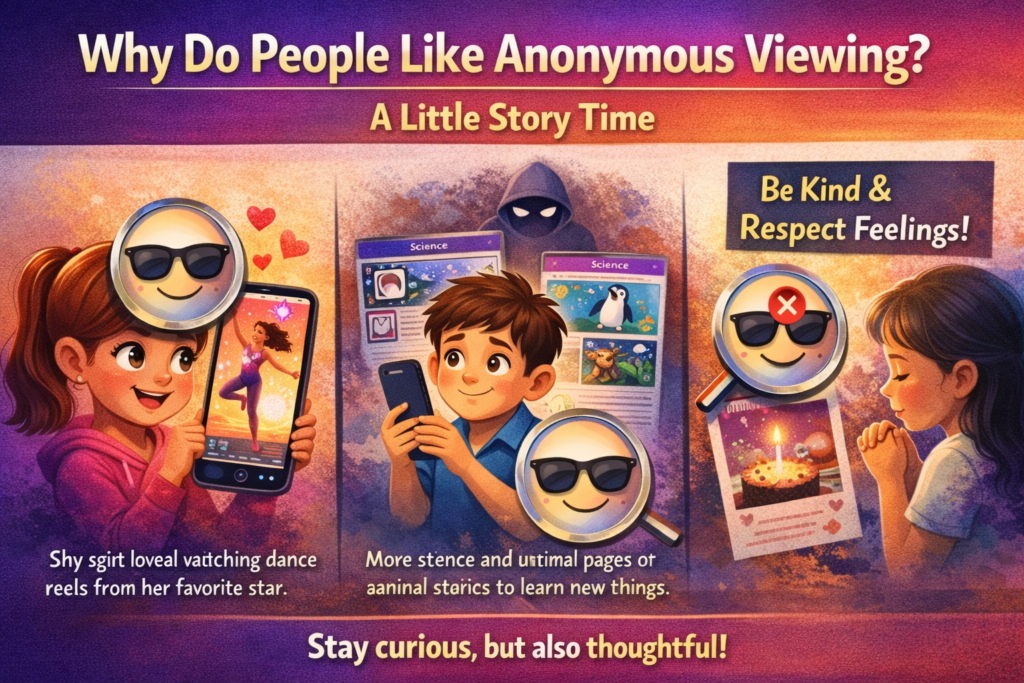 Why Do People Like Anonymous Viewing