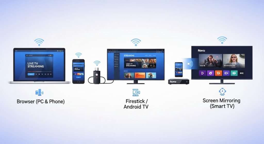 How to Watch on Different Devices