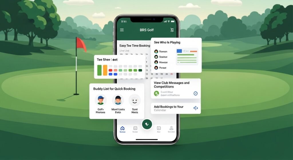 Main Features of the BRS Golf App in 2026