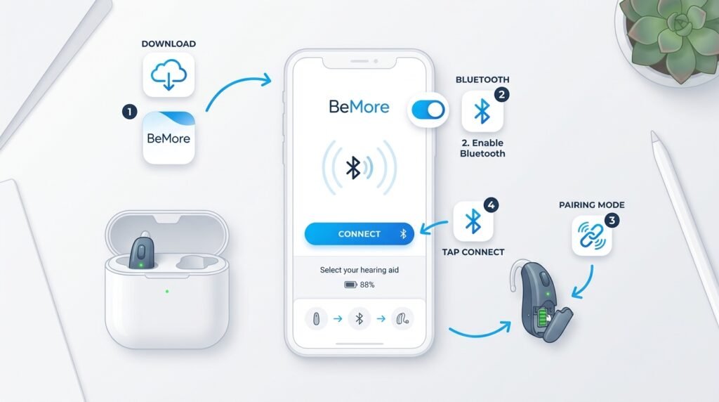 How to Set Up the BeMore App – Easy Steps