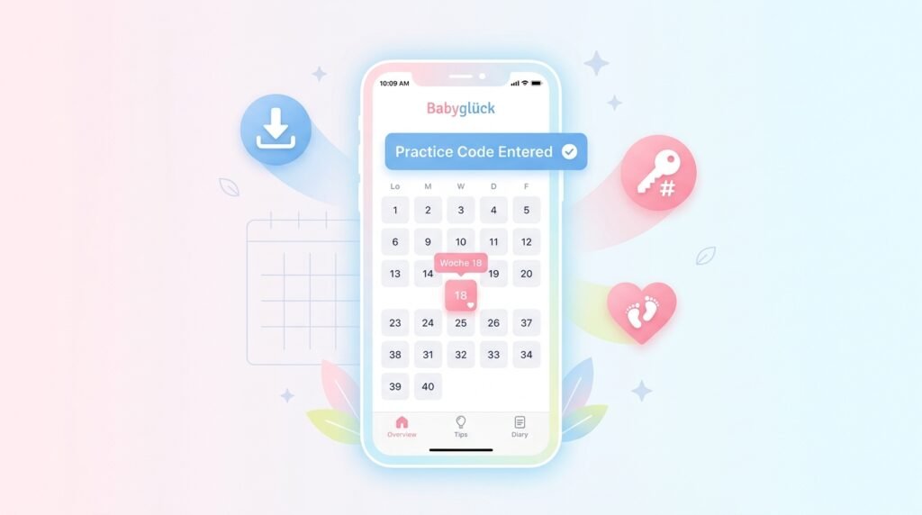 How to Use the Babyglück App